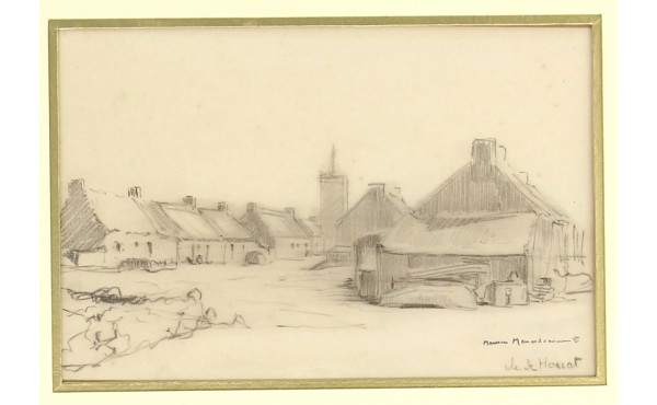 Maurice MENARDEAU (1897-1977) "Ile de Ho