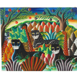 Ecole Haîtienne (Xxème) "Animaux dans un