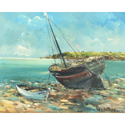 A. CHAMPEAUX (Xxe) "Bateau à sec", HST, 