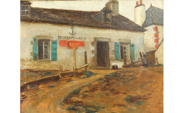 Ecole Bretonne début Xxème "Descente des
