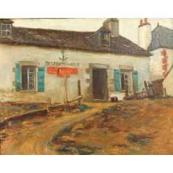 Ecole Bretonne début Xxème "Descente des