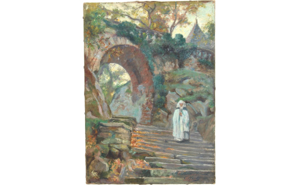 Claude MARKS (act. 1899-1915) "Les escal