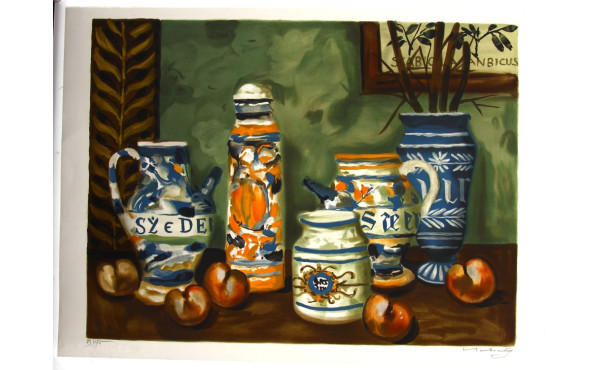 Lot de 4 lithographies : 1) Marko STUPAR