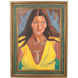 Marcel GONZALEZ (1928-2001) "Portrait de