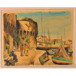 René LE FORESTIER (1903-1972) "La porte 