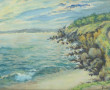 FRIELLE (Xxème) "Bord de mer", aquarelle