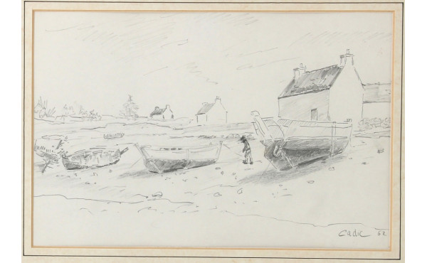 Maurice CADIC (XIXè-XXè) "Léchiagat, Le 