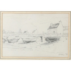 Maurice CADIC (XIXè-XXè) "Léchiagat, Le 