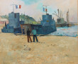 Jean LACHAUD (1882-1952) "Bateaux améric