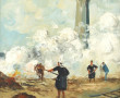 Guy PENNAMEN (1932-2022) "Brûleurs de go