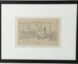 Jean LACHAUD (1882-1952) "Marché de faïe