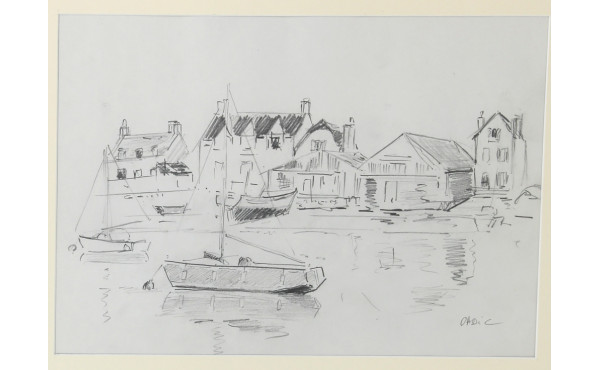 Maurice CADIC (XIXè-XXè) "Le port de Sai
