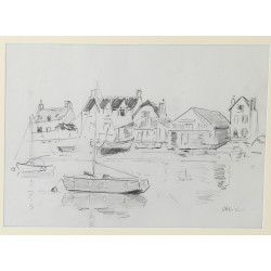 Maurice CADIC (XIXè-XXè) "Le port de Sai
