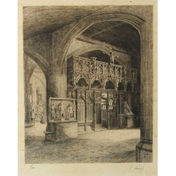 Emile LEGROS (1883-1979) "Intérieur de l