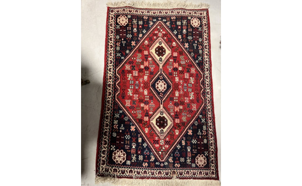 Tapis en laine points noués Abadeh dans 