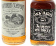 2 bouteilles d'alcool: 1 B Whisky Jack D