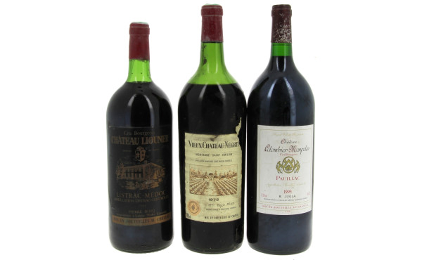 Lot de 3 magnums: - 1 Mg Ch Liouner 19