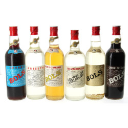 BOLS - 6 bouteilles de différentes lique