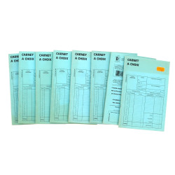 FRANCE - 8 carnets à choix complets (4 e