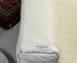 Fauteuil design Nattuzi en cuir blanc, s