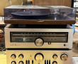 (descriptif rectifié) Chaîne hifi vintage avec tourne-disques 
