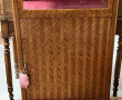 Vitrine en placage style Transition ouvr