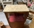 Vitrine en placage style Transition ouvr