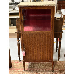 Vitrine en placage style Transition ouvr