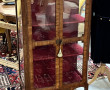 Vitrine vitrée sur 3 faces en placage, o