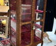Vitrine vitrée sur 3 faces en placage, o