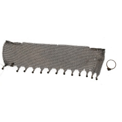 Maille en argent, poids 33,10 grs : on y