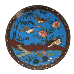CHINE fin XIXème, début Xxème - Plat ron