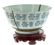 CHINE - Coupe ancienne en porcelaine déc