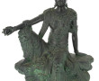 Divinité asiatique, sujet en métal à pat