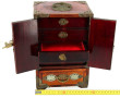 CHINE Xxème - Serre-bijoux en bois exoti