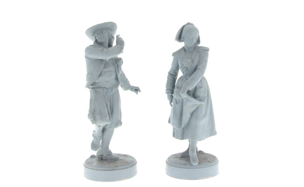 "Couple de bretons", paire de sujets en 