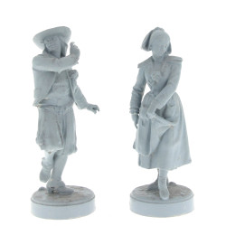 "Couple de bretons", paire de sujets en 