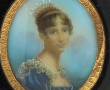 "Jeune femme au diadème", miniature pein