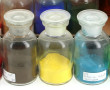 Ensemble de flacons de pigments anciens 