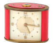 JAGER 8 days - Pendulette en métal doré 