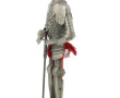 Chevalier en armure, statuette en métal 