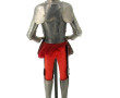 Chevalier en armure, statuette en métal 