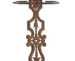 Porte-parapluie en métal noir H. 71 cm