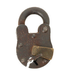 Cadenas ancien avec sa clé