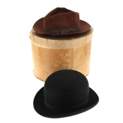 Chapeau melon ancien, bel état, dans sa 