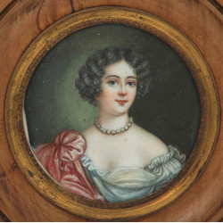 "Portrait de femme au collier", miniatur