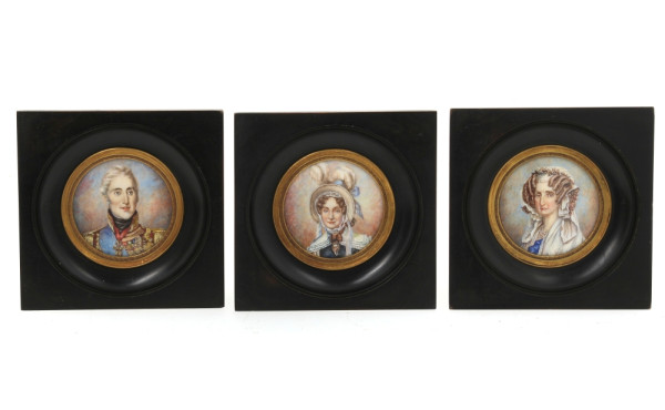 MONARCHIE française - Lot de 3 miniature