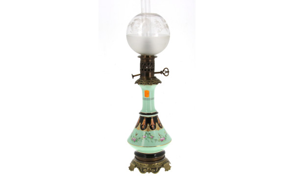 Lampe à pétrole Napoléon III corps en po