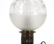 Lampe à pétrole Napoléon III corps en po