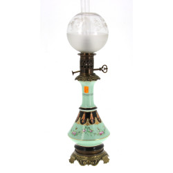 Lampe à pétrole Napoléon III corps en po